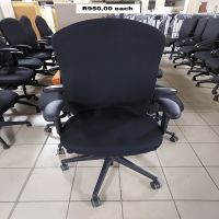 CH3 - Chair black swivel R950.00 each